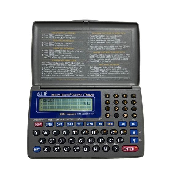 Seiko Instruments SII American Heritage Dictionary & Thesaurus Organizer - Picture 8 of 8